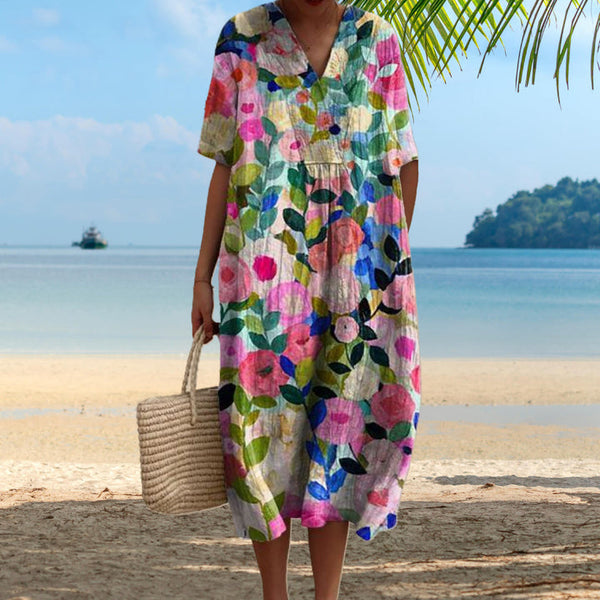 Lora - Floral Dress