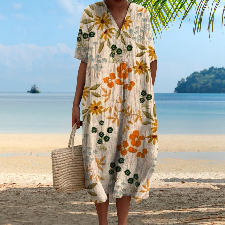 Lora - Floral Dress
