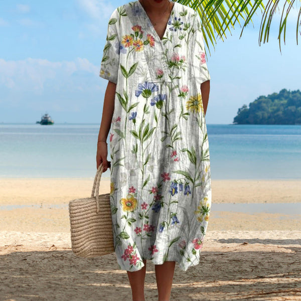 Lora - Floral Dress