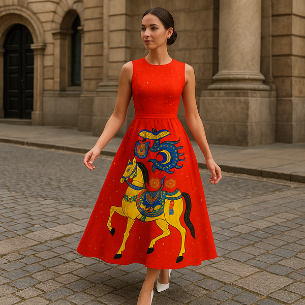 Anna - Print Dress