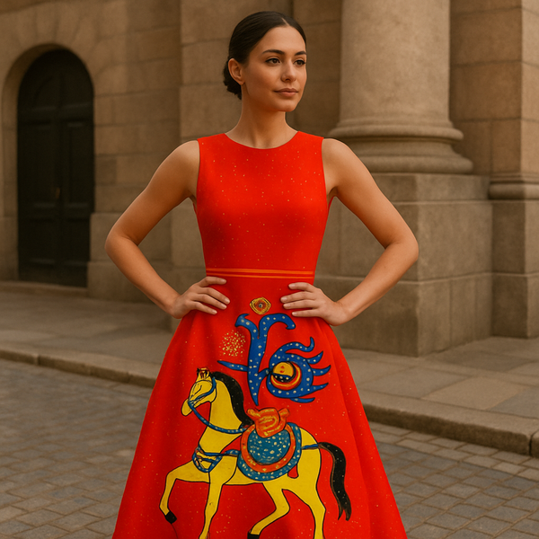 Anna - Print Dress