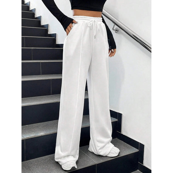 Lana – Wide-Leg Drawstring Pants