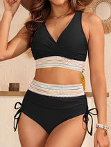 Aria – Smocked High-Waist Bikini Set